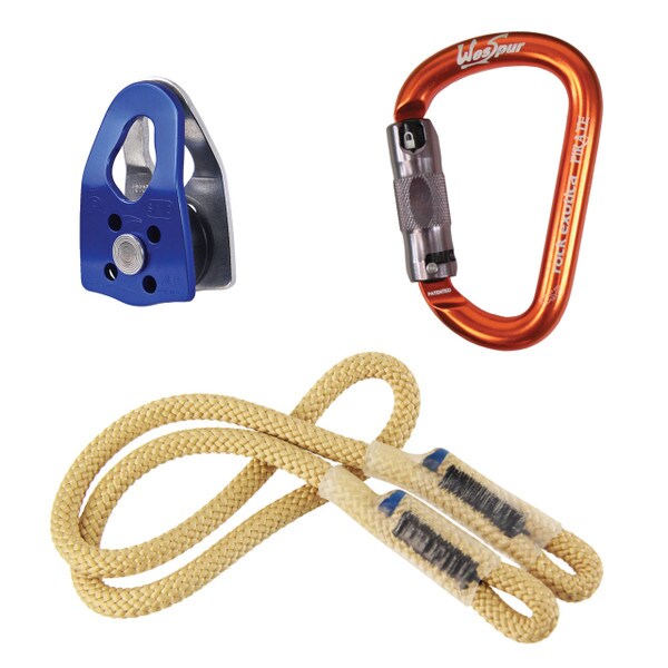 wesspur prusik rope flipline kit